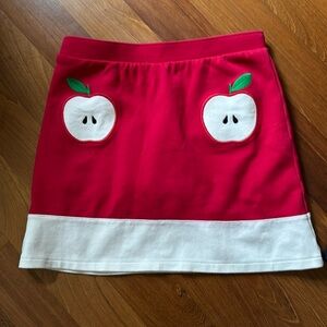 Gymboree Girls Apple Skort 10 and Top Set. EUC!